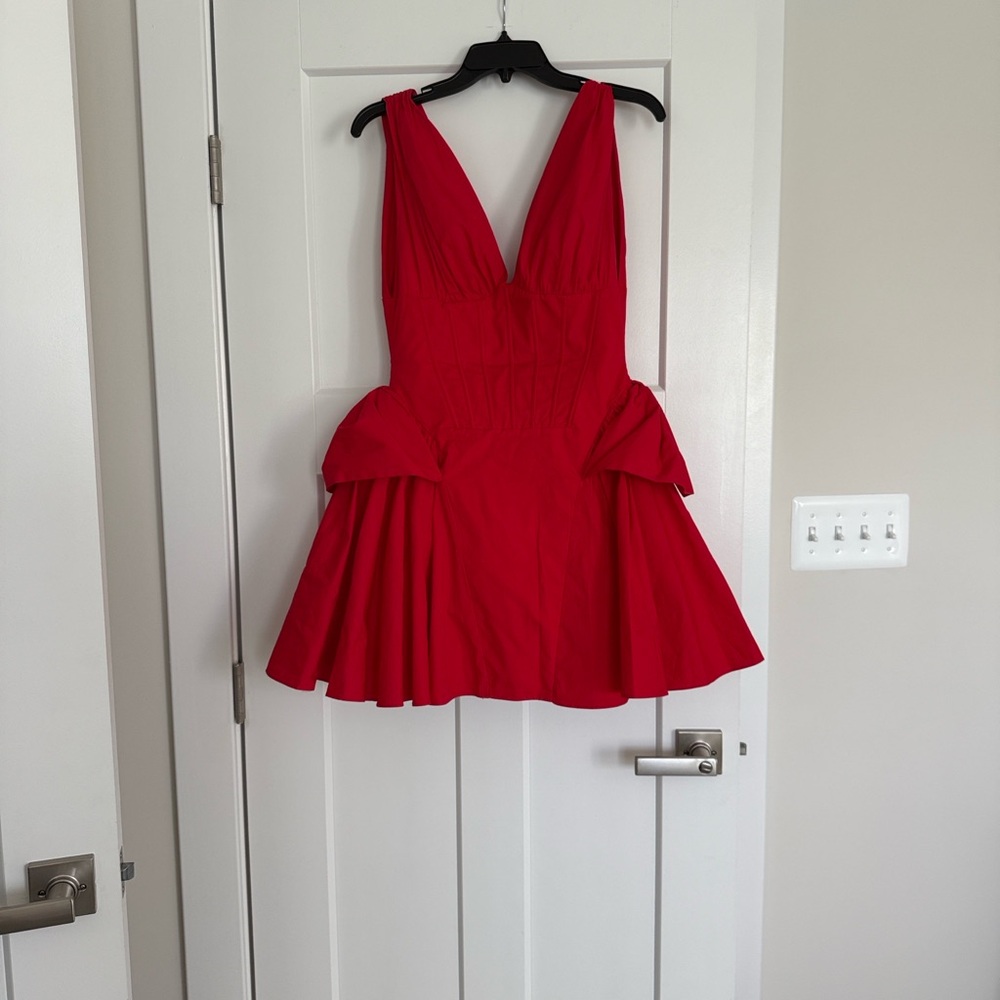House of CB Vibrant Red Mini Dress